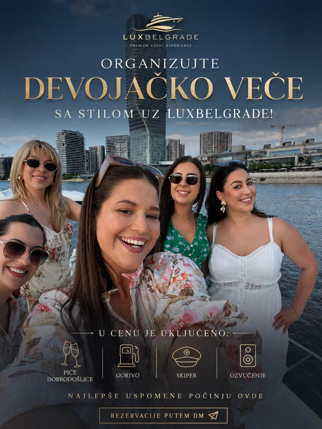 Devojačko veče na jahti