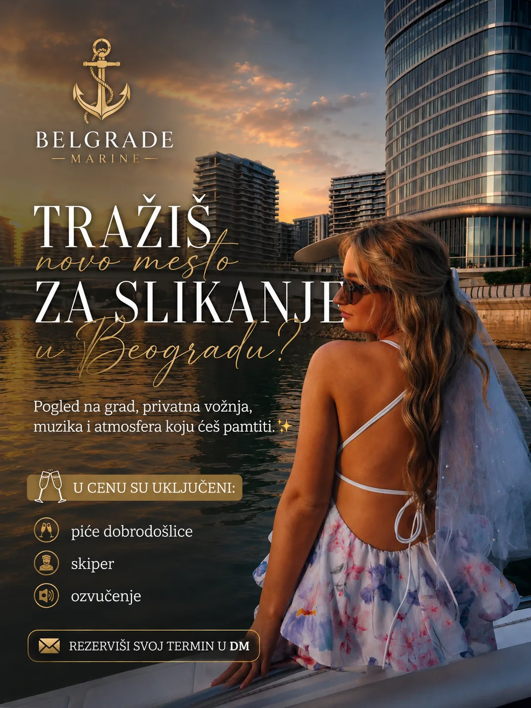 Mesto za slikanje na jahti